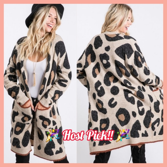 Sweaters - SheIsSpotted: Oversized Cardigan🐆 Soft & lighweight